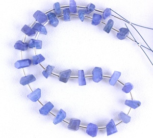 Naturel Bleu Tanzanite Gemme À Facettes Pépites Forme DIY Perles pour La Fabrication De Bijoux Top Qualité En Gros - Product Image 1