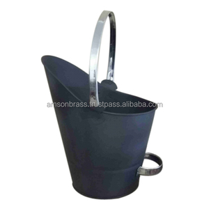 Seau à charbon orné de style vintage pour cadeau Seau à charbon couleur or et cuivre Seau à charbon de haute qualité - Product Image 4