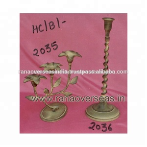 Classic Style Aluminium <b>Candle</b> <b>Stand</b> With Three Arm for Anniversary Wedding Home Decoration Available in Many Design - Product Image 2