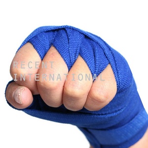 Bandages de main de boxe semi-élastiques de style mexicain personnalisé 4.5 mètres dans toutes les couleurs Commande minimum 1 paire - Product Image 6