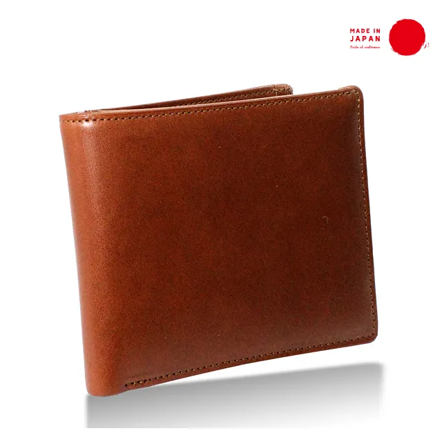 [ TOCHIGI LEATHER ] Bifold Wallet with Coin Purse - made in Japan