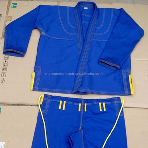 Uniforme personalizado cómodo Jiu Jitsu Gi Kimono con diseño de impresión en blanco chaqueta de tejido de perlas pantalones de lona Color personalizado Unisex adulto - Product Image 1