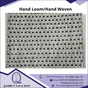 กระเบื้องปูพื้นขนแกะ jacquard 100% ดีไซน์ใหม่ทอมือสานพื้นเรียบ HLF-432สำหรับผู้ใหญ่ - Product Image 3