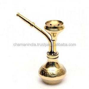 Cachimba Chaman India Pocket de 6 Pulgadas, Tipo Recto, Acabado Lacado en Latón, Modelo 25807 - Product Image 1