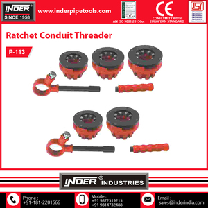 Precio al por mayor, enhebrador de trinquete de conducto, enhebrador de tuberías de alta resistencia, máquina enhebradora de tuberías - Product Image 4