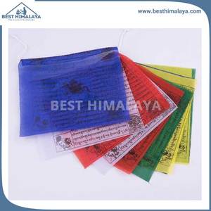 Tibetan Buddhist Prayer Flag Set for Meditation - Product Image 2