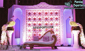 <b>Victorian</b> Wedding Stage Back-<b>Frames</b> Wedding White Roman Stage Back-<b>Frames</b> Wedding Fiber <b>Frame</b> Setup Stage Australia event decor - Product Image 2
