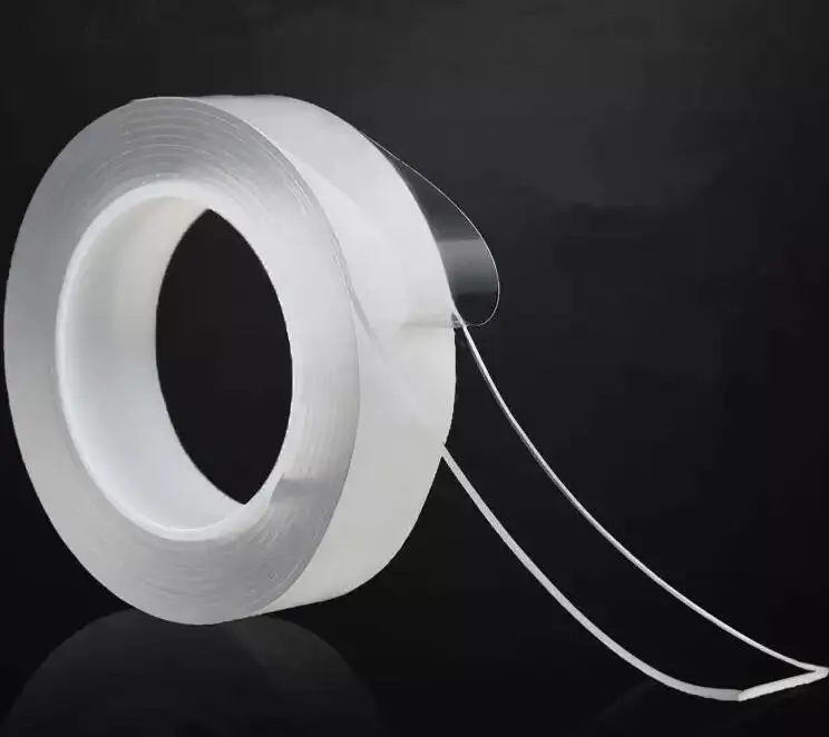 ล้างกาวเทป NanoTape 5M/16.5Ft,Reusable กาวเทปซิลิโคนฟรีลบ,Reusable Traceless,กระจก,