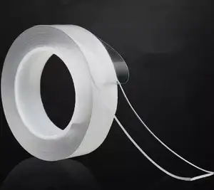 Băng Dính Có Thể Giặt Được NanoTape 5M/16,5ft, Băng Keo Silicon Có Thể Tái Sử Dụng, Miễn Phí Để Loại Bỏ, Không Thể Tái Sử Dụng, Dính Vào Kính,