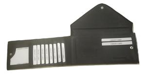Sobre de cuero genuino Cartera de mujer Tarjetero eficiente para administrar tarjetas de crédito - Product Image 4