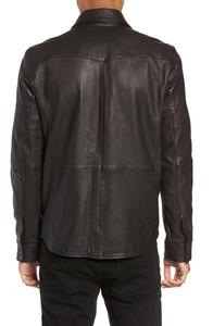 Chaquetas de moda de invierno para hombre personalizadas en cuero transpirable de talla grande - Product Image 2