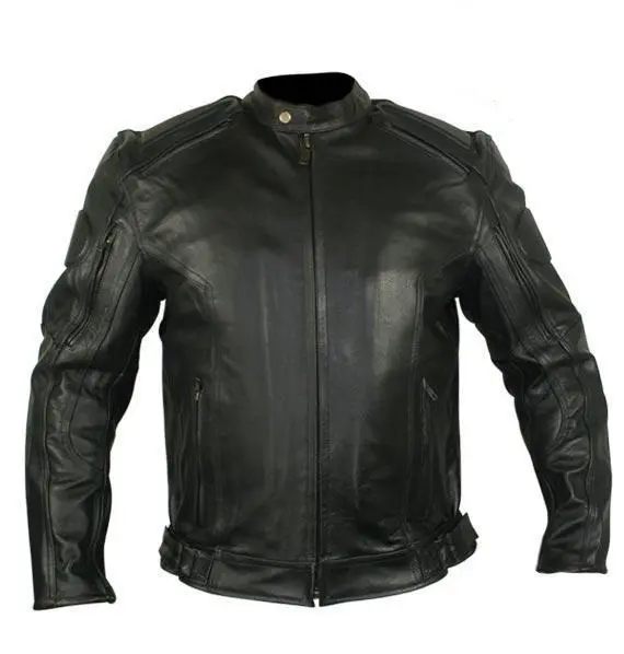 New Arrival Men Motorbike Leather Jacket / Motorcycle Biker Jacket For Men/Racing着用18/19