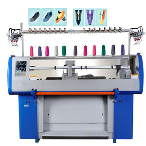 Machine à tricoter plate pour la fabrication de chaussures de sport 3D, de pulls, de cols, de chapeaux, de foulards et de poignets - Product Image 1