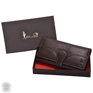 Portafoglio Clutch in Pelle Nera di Alta Qualità per Donna con Protezione RFID per Conservazione Sicura Disponibile per la Vendita - Product Image 2