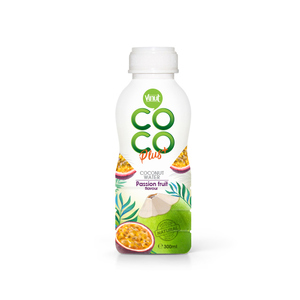 Muestra gratis Botella de 300ml Agua de coco con zumo de fruta real Servicio OEM/ODM Producto más vendido Precio barato - Product Image 3