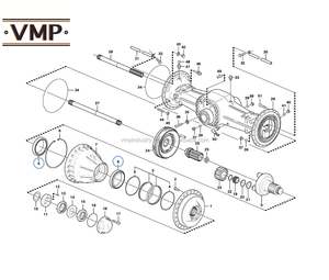 Roulement à rouleaux VOE 11997036 pour chargeuses sur pneus L150, L180, L220 - Pièces détachées de haute qualité VMP - Product Image 3