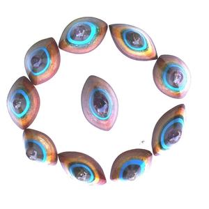 Cristal Sept Chakra Oeil Belle Agate Naturelle Sept Pierre Reiki Guérison Pierre Précieuse Cristal Pierre Agate Grossiste - Product Image 1