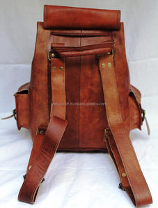 Migliore qualità Unisex 100% in vera pelle zaino da <span class=keywords><strong>Trekking</strong></span> in vera pelle Casual resistente borsa in vera pelle prodotto elegante borse da viaggio - Product Image 5