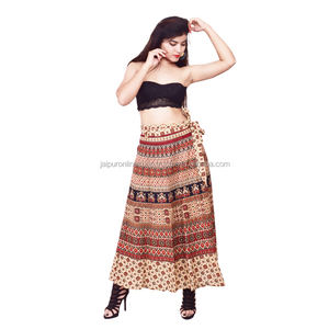 Beautiful Cotton Printed <b>Wrap</b> <b>Skirt</b> Wholesale - Product Image 1