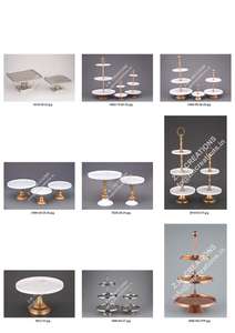 New Trending 2 <b>Tier</b> Round Cupcake Display <b>Stand</b> Metal Wedding Party Anniversary Decoration <b>Cake</b> <b>Stands</b> - Product Image 4