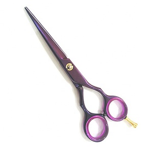 Ciseaux de coupe de cheveux professionnels en acier inoxydable japonais tranchants ciseaux de salon bord convexe - Product Image 3