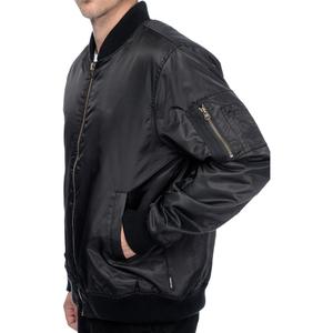 Venta al por mayor por encargo cuello redondo chaqueta de bombardero de los hombres temporada de invierno con cremallera completa ropa de moda con servicio OEM disponible - Product Image 6