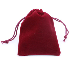 Green <b>Velvet</b> Pouch Custom <b>Velvet</b> Drawstring Pouch <b>Bag</b> for Jewelry Storage - Product Image 3