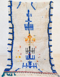 Main Authentique Tapis De Sol Vintage Marocain Beni Ourain Laine Tissé À La Main Accent Étage Dropshipping décor - Product Image 6