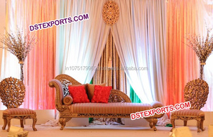 Corne du roi Royal en laiton, canapé de mariage asiatique,, neuf Design, assemblage autonome - Product Image 3
