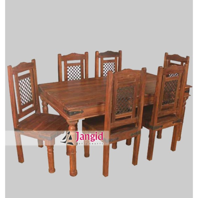 Железный гриль, деревянный обеденный стол и стул, мебель для дома