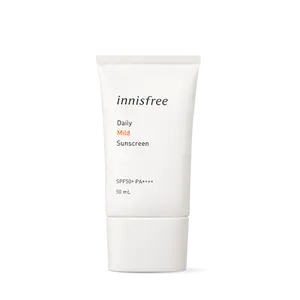 한국 화장품 스킨 케어 도매 개인 라벨 Innisfree 매일 Mild 선 스크린 SPF50 + PA 50 50ml