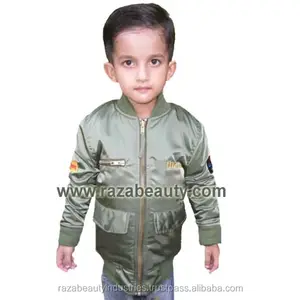 Bomber pour enfants MA1, vestes de vol pour enfants, vestes de pilote en Nylon pour enfants