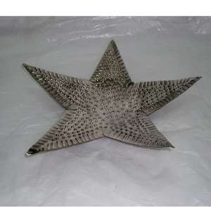 ฐานอลูมิเนียมคุณภาพดีที่สุดตกแต่งคริสต์มาสที่มีความต้องการมากที่สุดแผ่นดาวตกแต่งบ้านอลูมิเนียม - Product Image 1