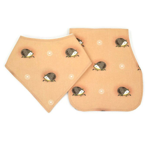 Waterproof Fabric Organic 100% Cotton New Born Bandana Baby Bibs - Product Image 1