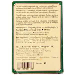 Jabón Sólido Artesanal MYSORE de 75 g para Baño, Cuerpo, Rostro y Blanqueamiento de la Piel, Jabón en Barra para Adultos con Características Líquidas - Product Image 1