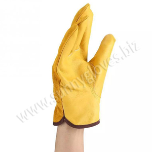 Pas cher Travail Gants En Cuir De Vache Conducteur-Gant Pas Cher Gréeur-Gants - Product Image 5