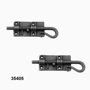 Pestillo de puerta pequeño forjado a mano - Product Image 1