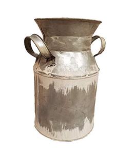 Vase à fleurs vintage et galvanisé, grand Vase, pour jardin - Product Image 1