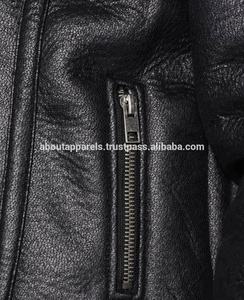 Chaquetas y Abrigos de Motociclista de Piel de Oveja Genuina, Elegantes, Baratos, al por Mayor, Transpirables, de Invierno, Tallas Grandes - Product Image 3