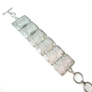 Pulsera de Plata de Ley, Pulsera Hecha a Mano, Pulsera de Plata India - Product Image 6