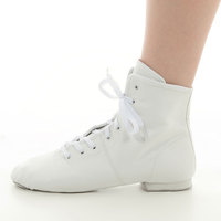 Sepatu dansa Jazz Karneval, sepatu bot karnaval Jazz, sepatu dansa sol terpisah, warna hitam dan anak perempuan