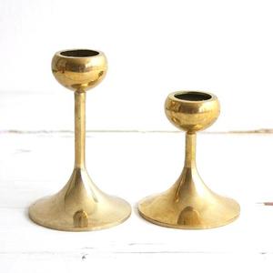 เชิงเทียนทองเหลืองทรงเสา ขายดี ของขวัญและงานฝีมือ เชิงเทียนทันสมัย - Product Image 2