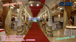 Gujarati mariage porte d'entrée décor Grand mariage porte d'entrée mariages royaux portes de bienvenue - Product Image 3