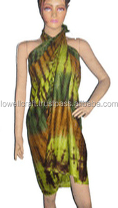 Summer Rayon and <b>Silk</b> Pareo Sarong Wrap Soft Beach <b>Scarf</b> Set for Adults - Product Image 4