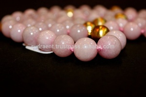 Rose Quartz Gemstone Chakra <b>Yoga</b> Mala Necklace-Religious Hinduism Style Party & <b>Gift</b> Occasions - Product Image 2