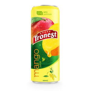Service OEM ODM Vietnam Boisson en conserve courte de 330 ml Jus de mangue aux fruits - Product Image 6