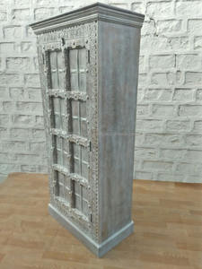 Armario de madera Vintage, mueble de aspecto rústico - Product Image 4