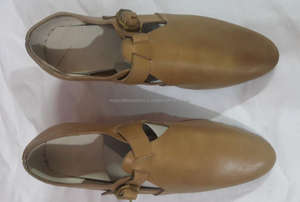 100% Genuine Leather High Quality Customized Requirement Logo Adjustable Nose Timber Shoes - Product Image 4