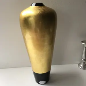 最畅销的高品质批发豪华金色漆花瓶装饰从越南