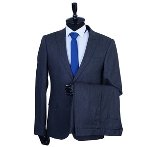 Nuevo traje de tela tejida de viscosa y poliéster hecho a la moda para hombres de lujo Elite elegante último diseño traje de hombre Venta caliente - Product Image 6
